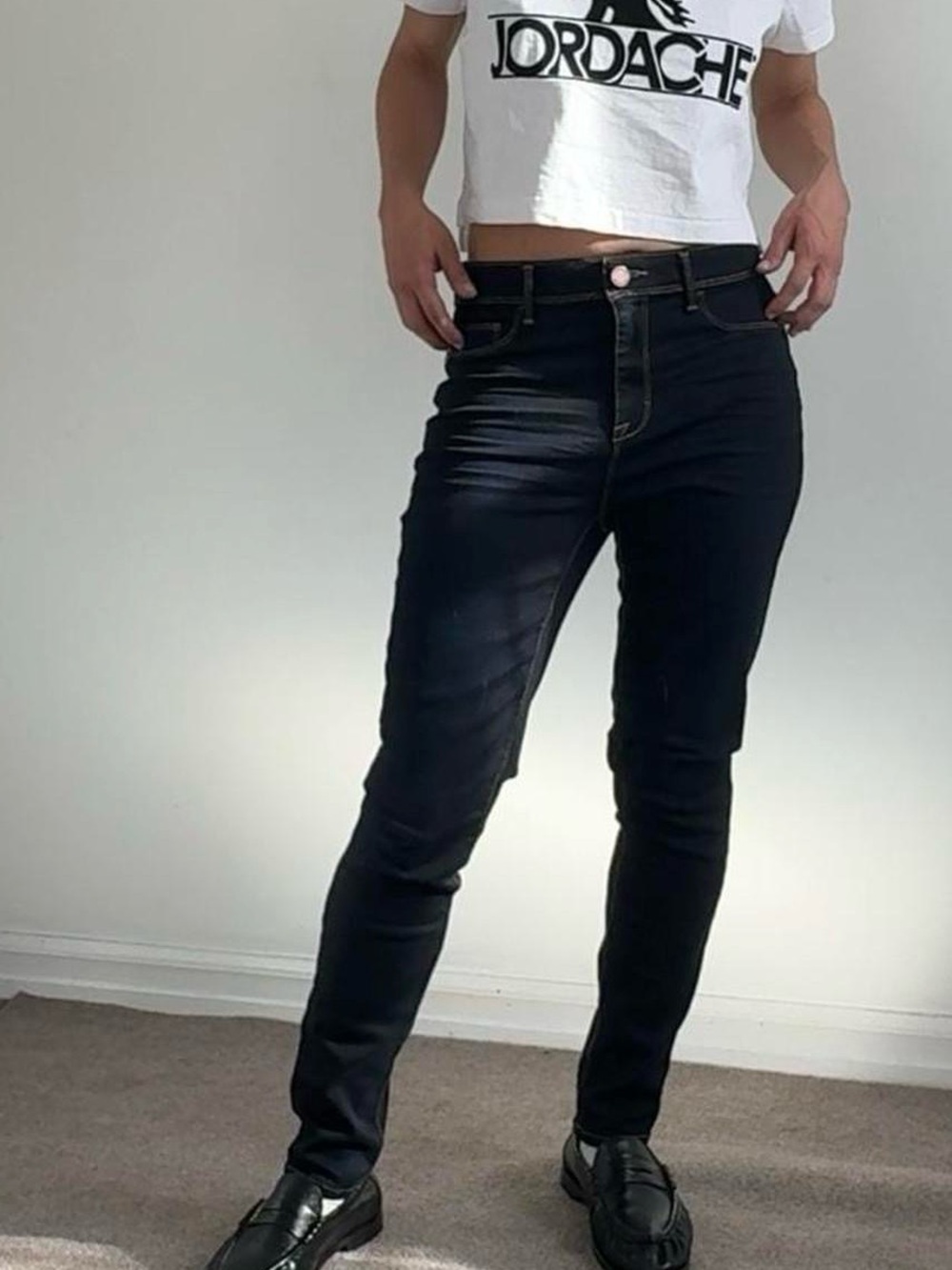 JORDACHE Dark Navy Super Skinny Jeans